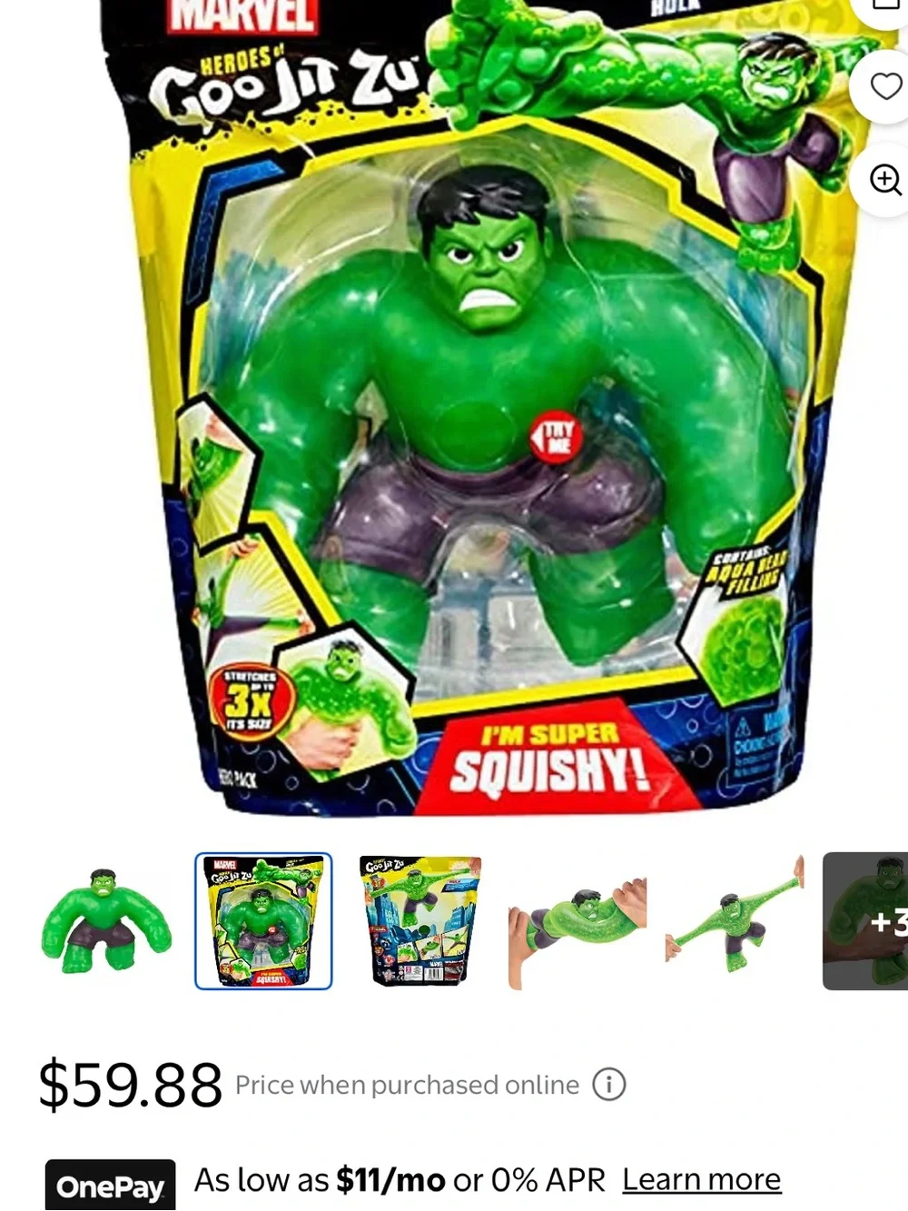 Heroes of Goo Jit Zu Marvel Hulk Action Figure